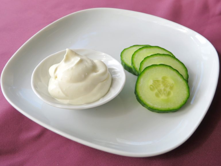 Homemade vegan mayonnaise