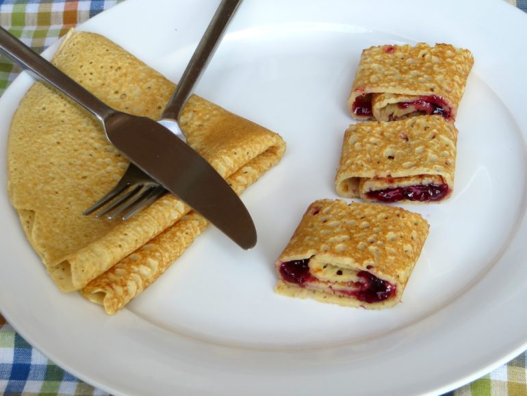 Gluten free vegan crêpes