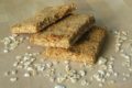 Homemade protein bars vegan plant-based oat